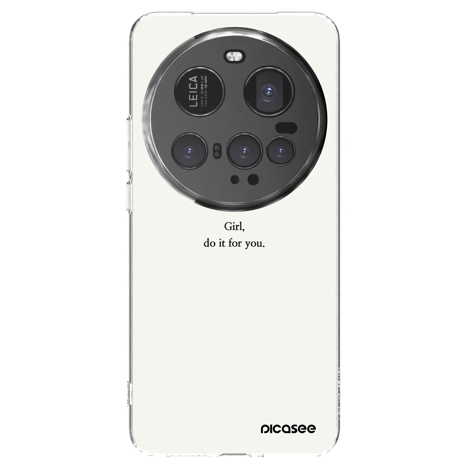 Picasee átlátszó szilikon tok az alábbi mobiltelefonokra Xiaomi 15 Ultra - Girl, do it for you