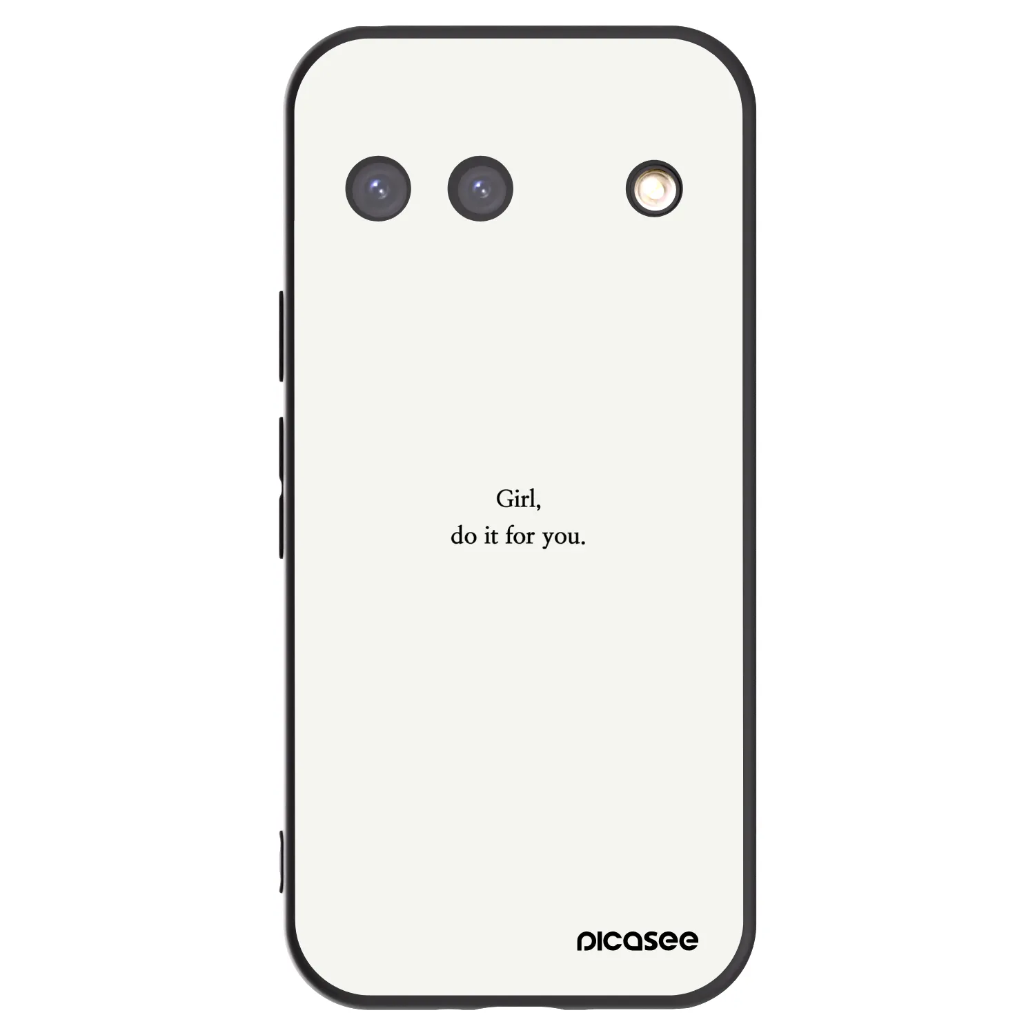 Picasee fekete szilikon tok az alábbi mobiltelefonokra Google Pixel 9 - Girl, do it for you