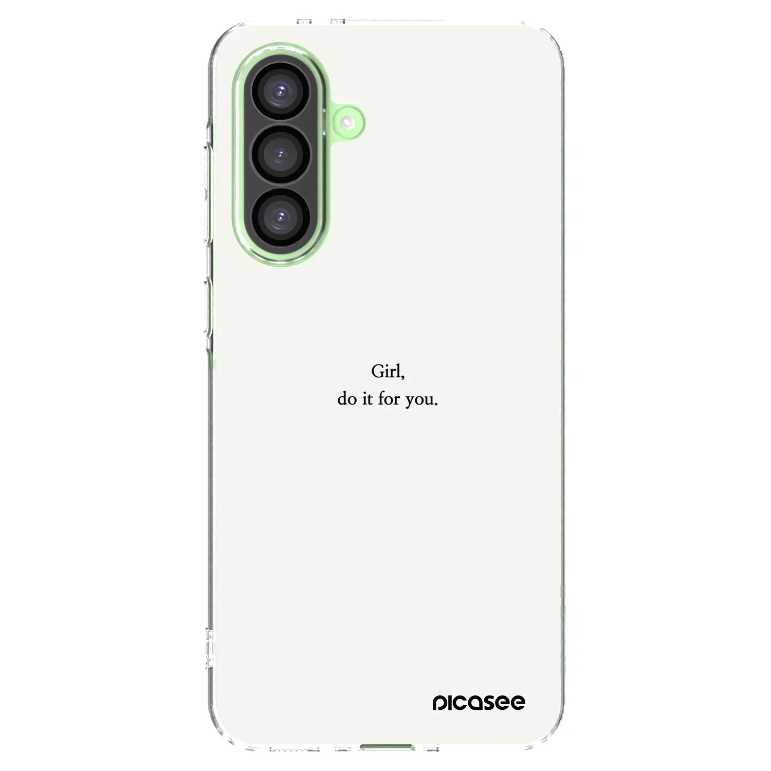 Picasee átlátszó szilikon tok az alábbi mobiltelefonokra Samsung Galaxy A26 5G A266B - Girl, do it for you