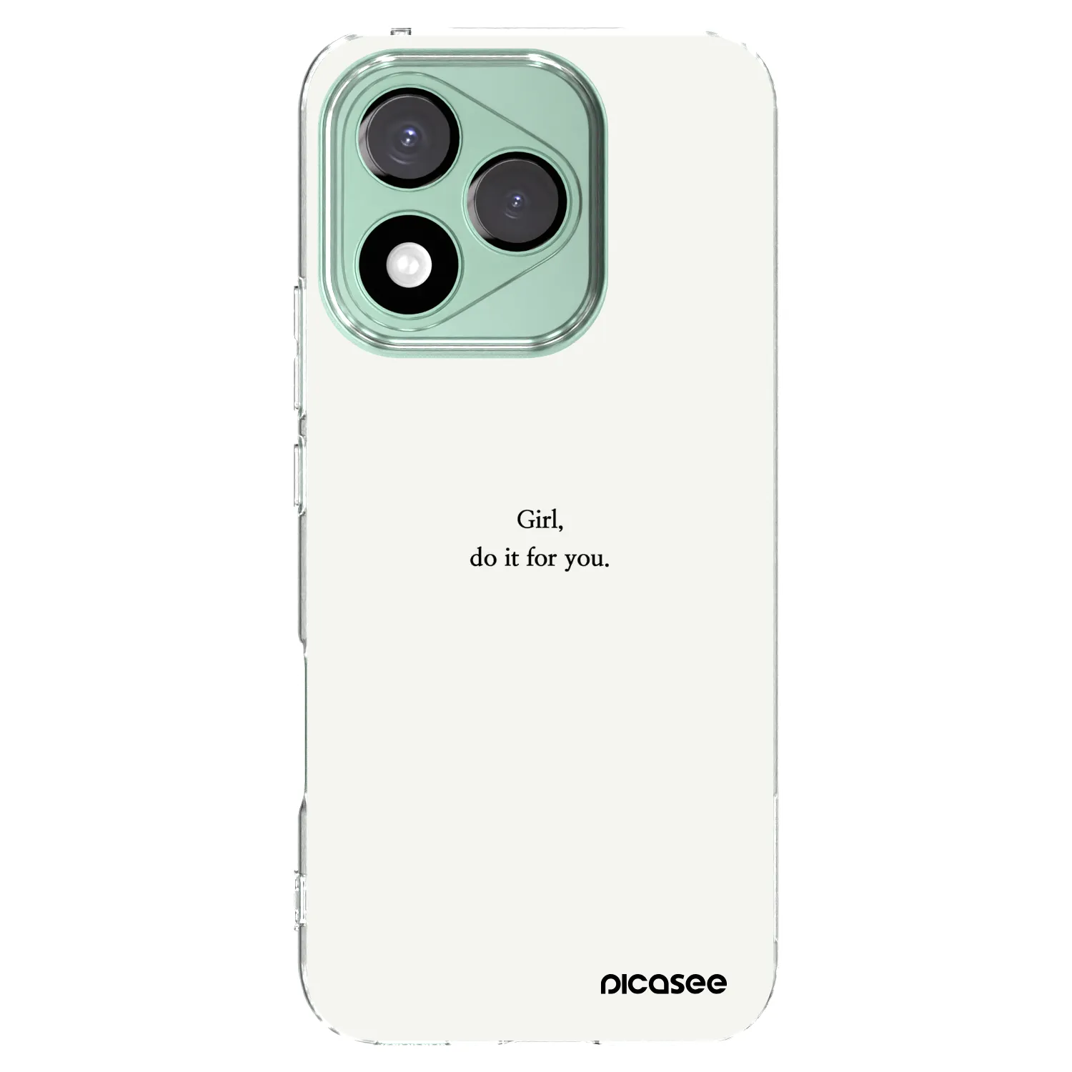 Picasee átlátszó szilikon tok az alábbi mobiltelefonokra Honor 400 Lite 5G - Girl, do it for you