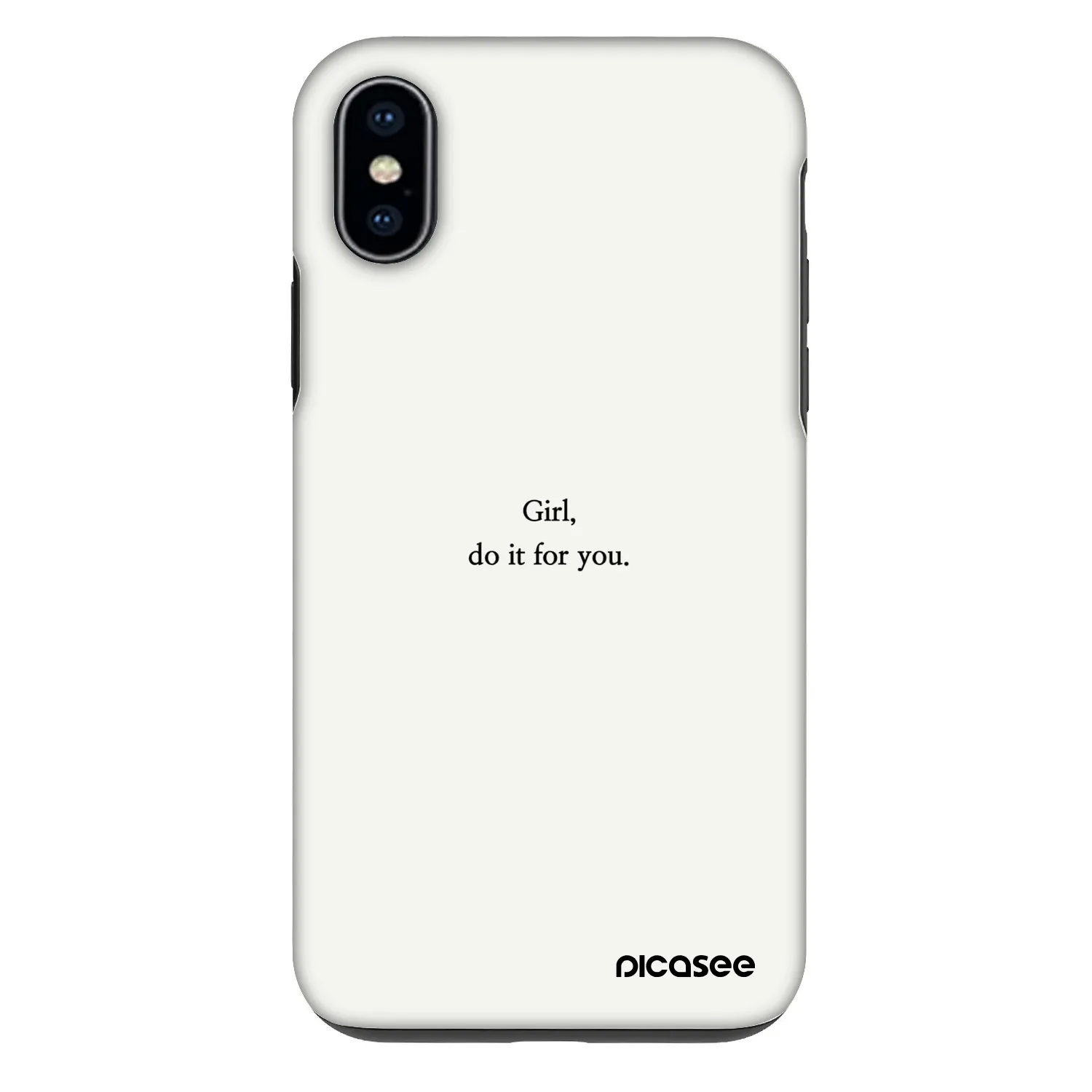 Picasee Fashion Case Apple iPhone X/XS - Girl, do it for you