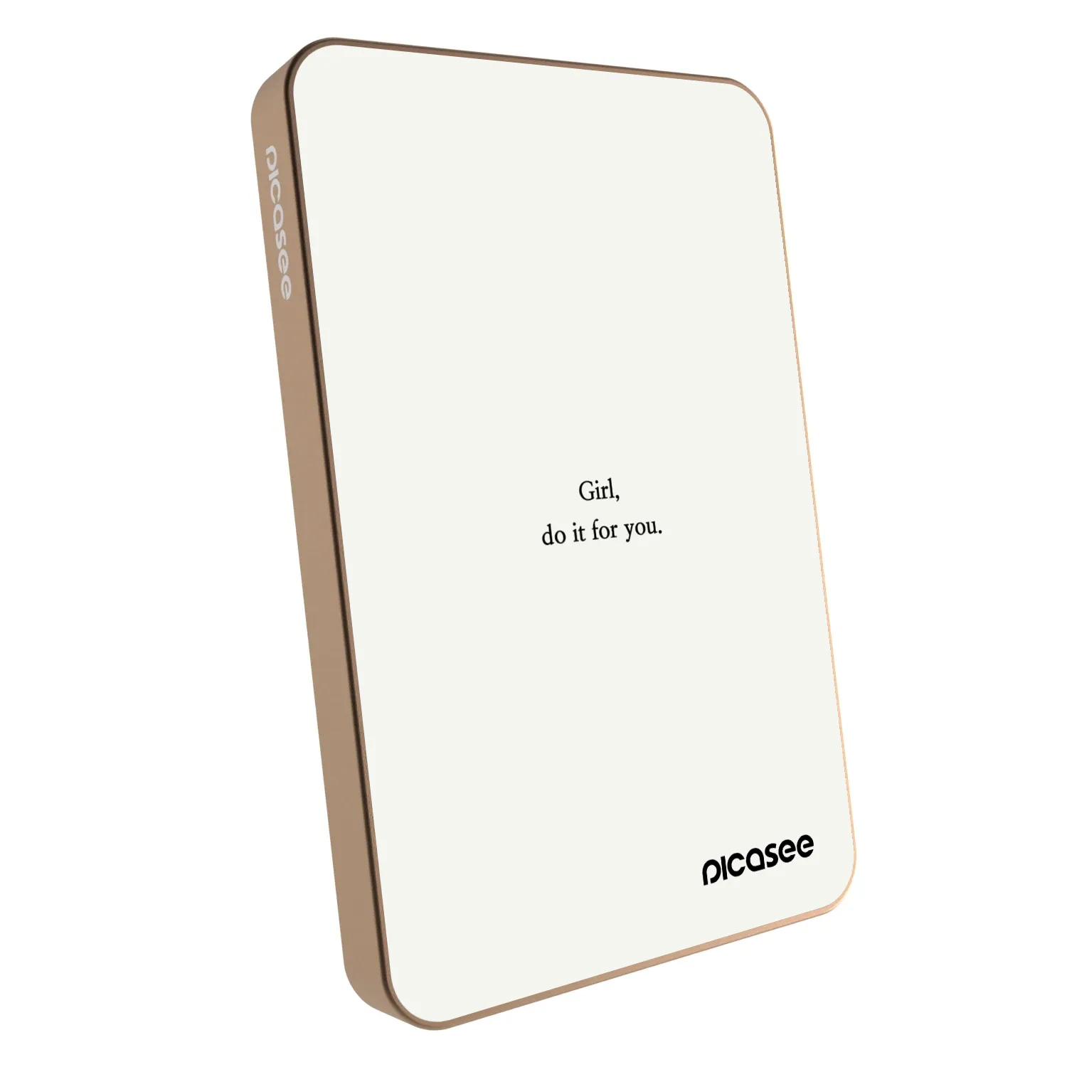 Picasee Powerbank MagSafe 5 000 mAh Aranysárga - Girl, do it for you