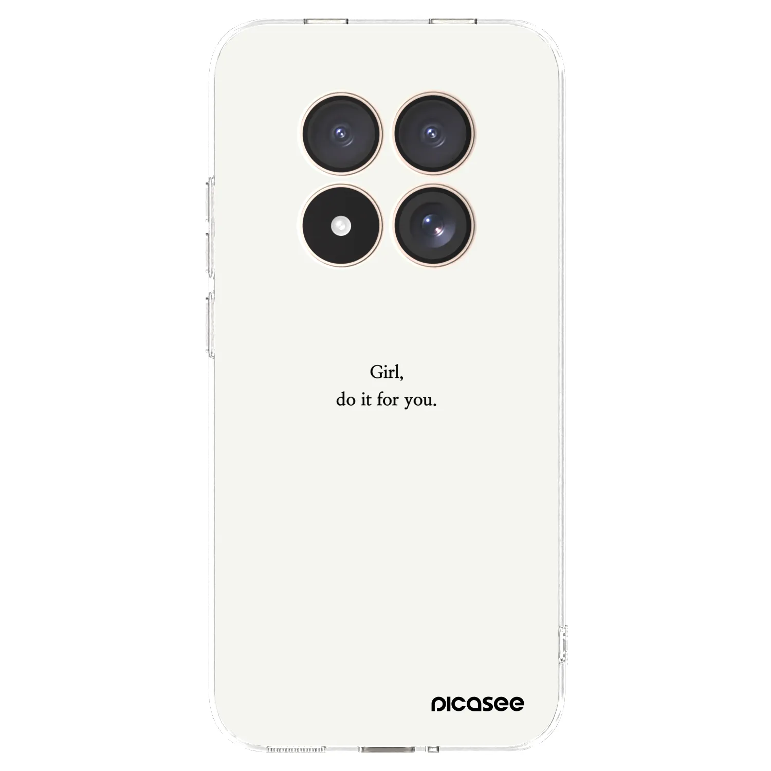 Picasee átlátszó szilikon tok az alábbi mobiltelefonokra Xiaomi Redmi Note 15 Pro 4G - Girl, do it for you