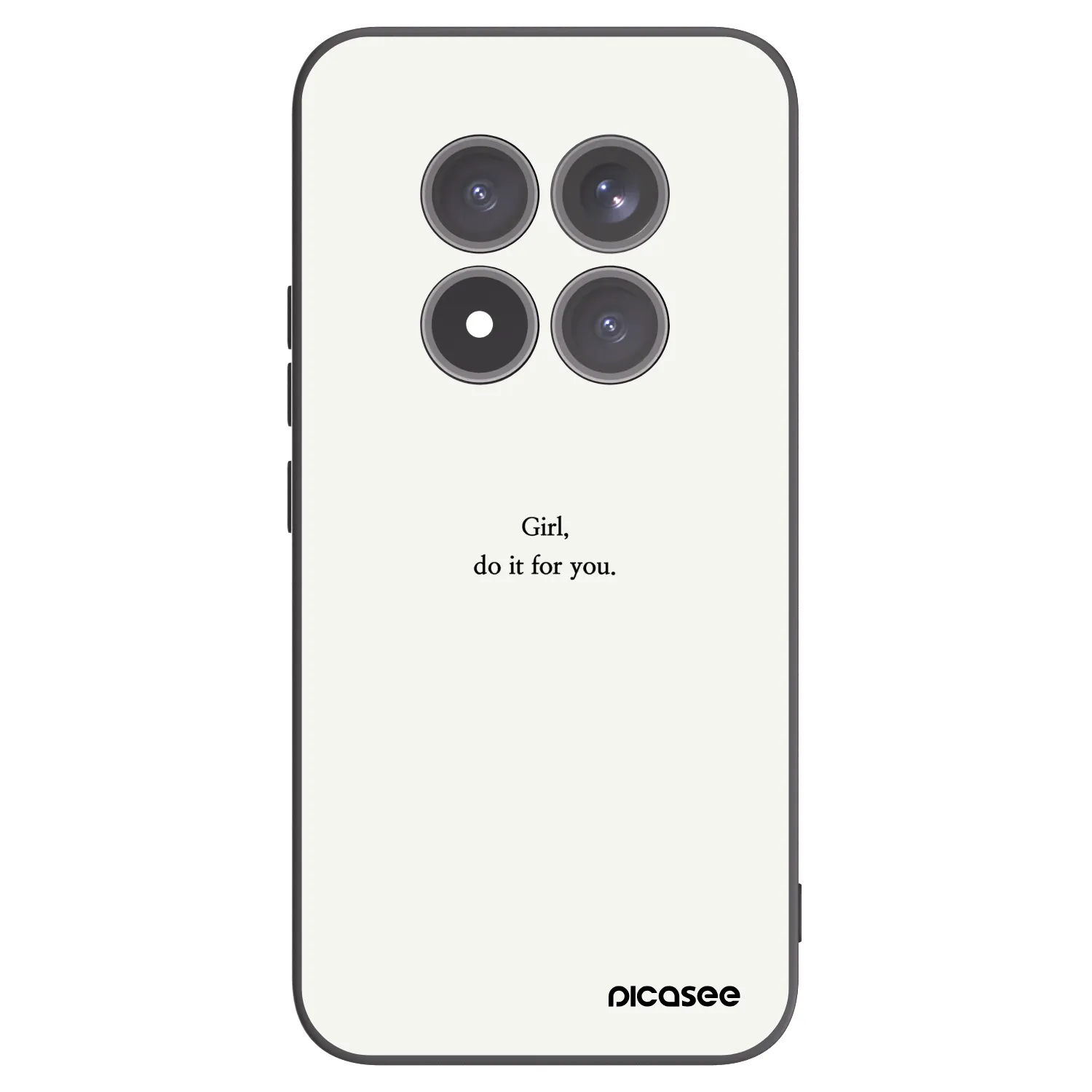 Picasee fekete szilikon tok az alábbi mobiltelefonokra Xiaomi Redmi Note 15 Pro+ - Girl, do it for you