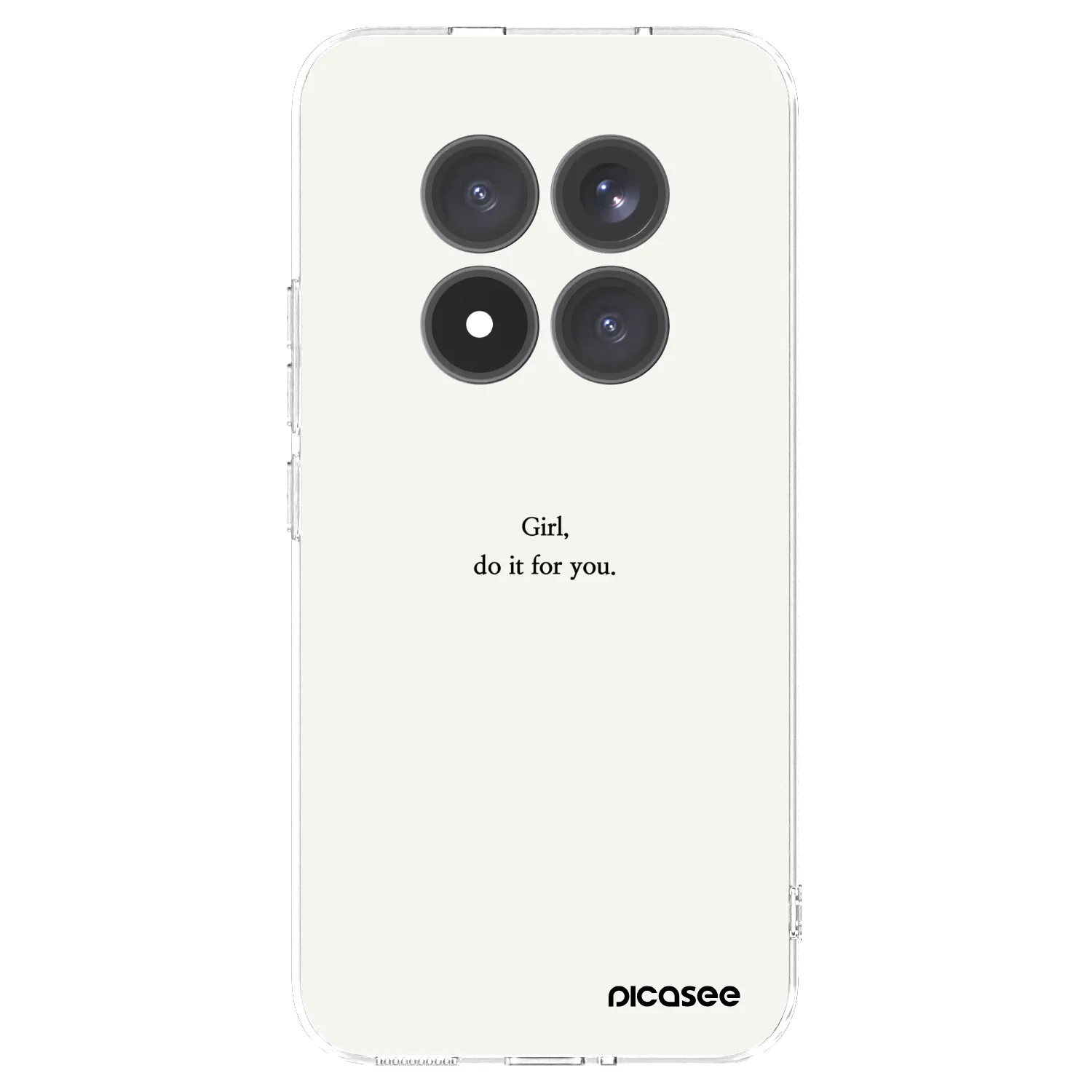 Picasee átlátszó szilikon tok az alábbi mobiltelefonokra Xiaomi Redmi Note 15 Pro+ - Girl, do it for you