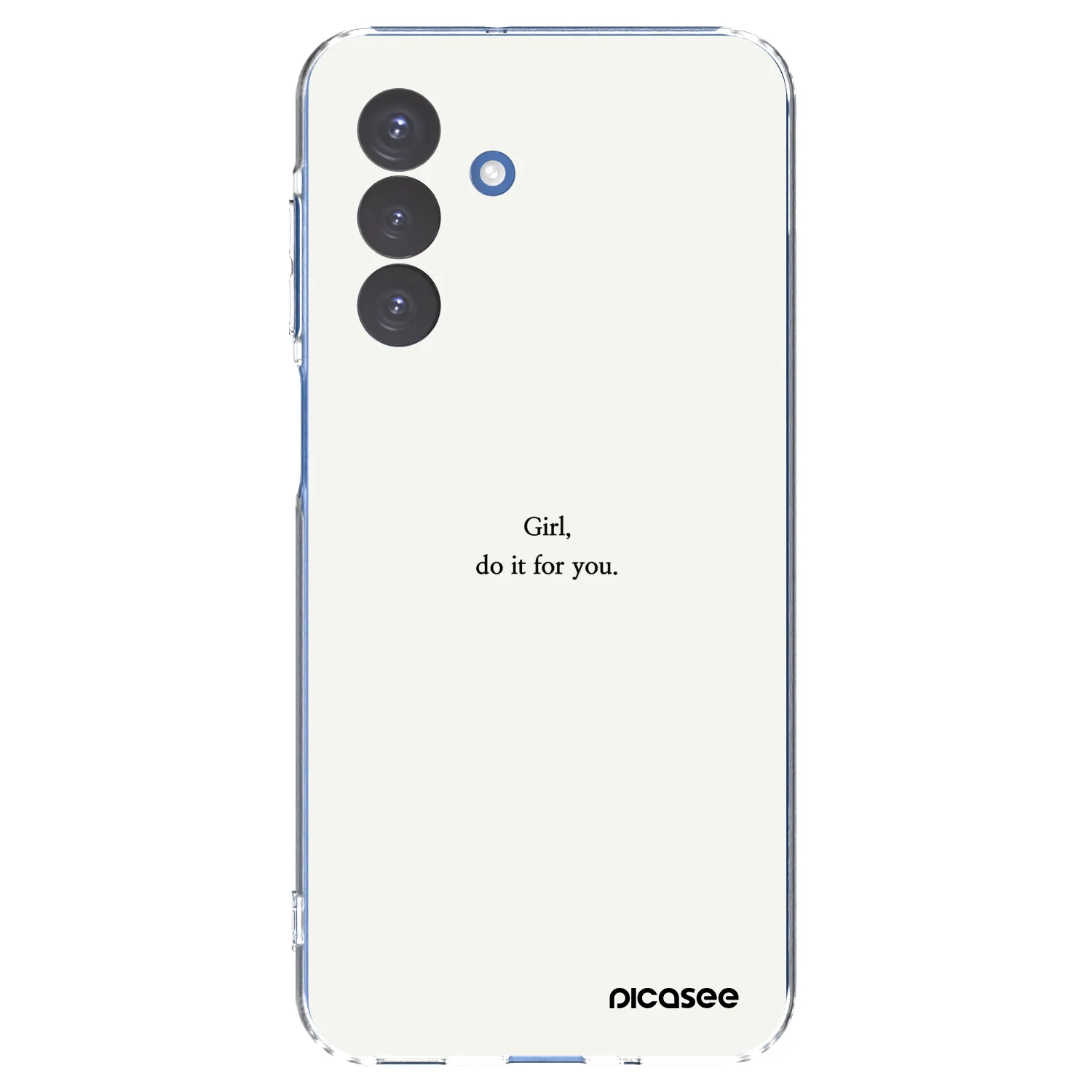 Picasee átlátszó szilikon tok az alábbi mobiltelefonokra Samsung Galaxy A17 5G - Girl, do it for you