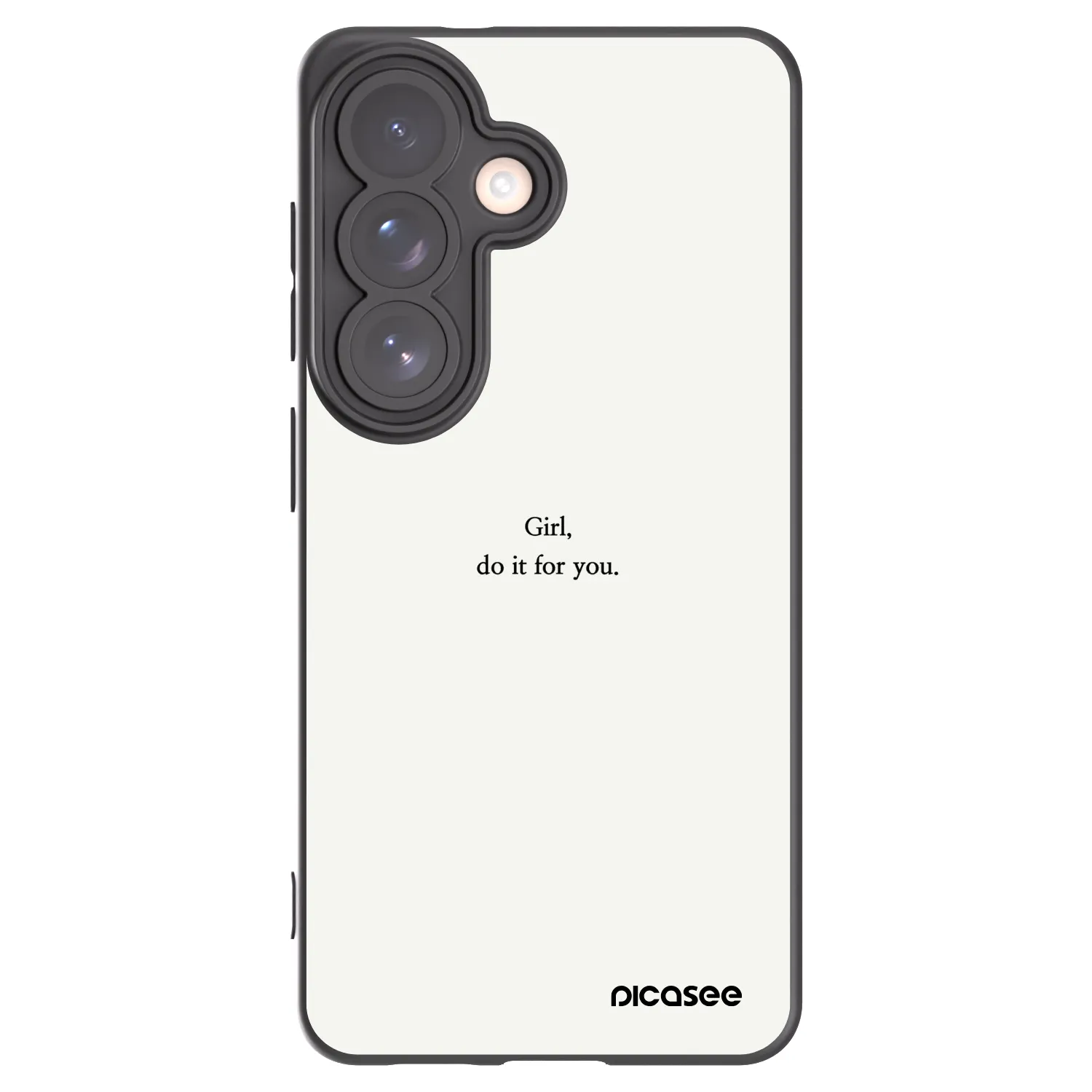 Picasee fekete szilikon tok az alábbi mobiltelefonokra Samsung Galaxy S26 - Girl, do it for you