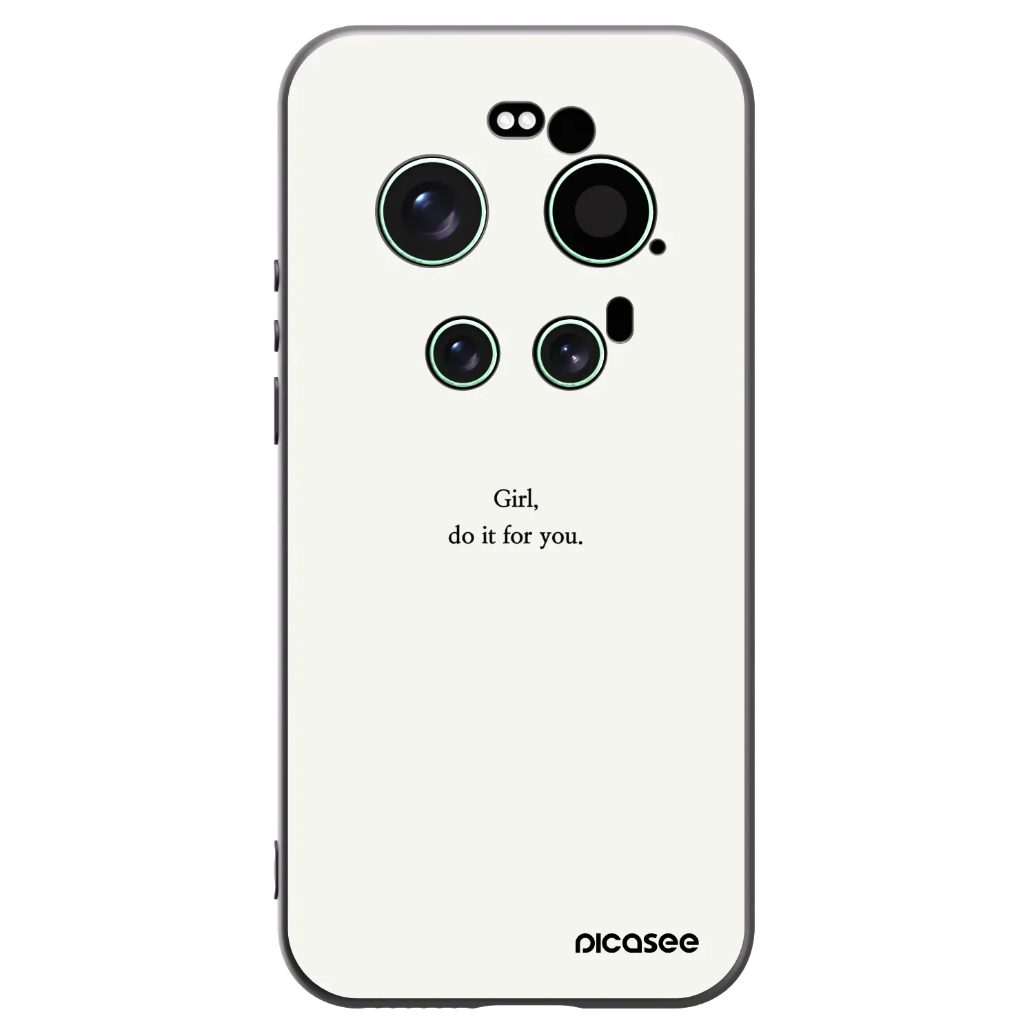 Picasee fekete szilikon tok az alábbi mobiltelefonokra Xiaomi 17 Ultra - Girl, do it for you