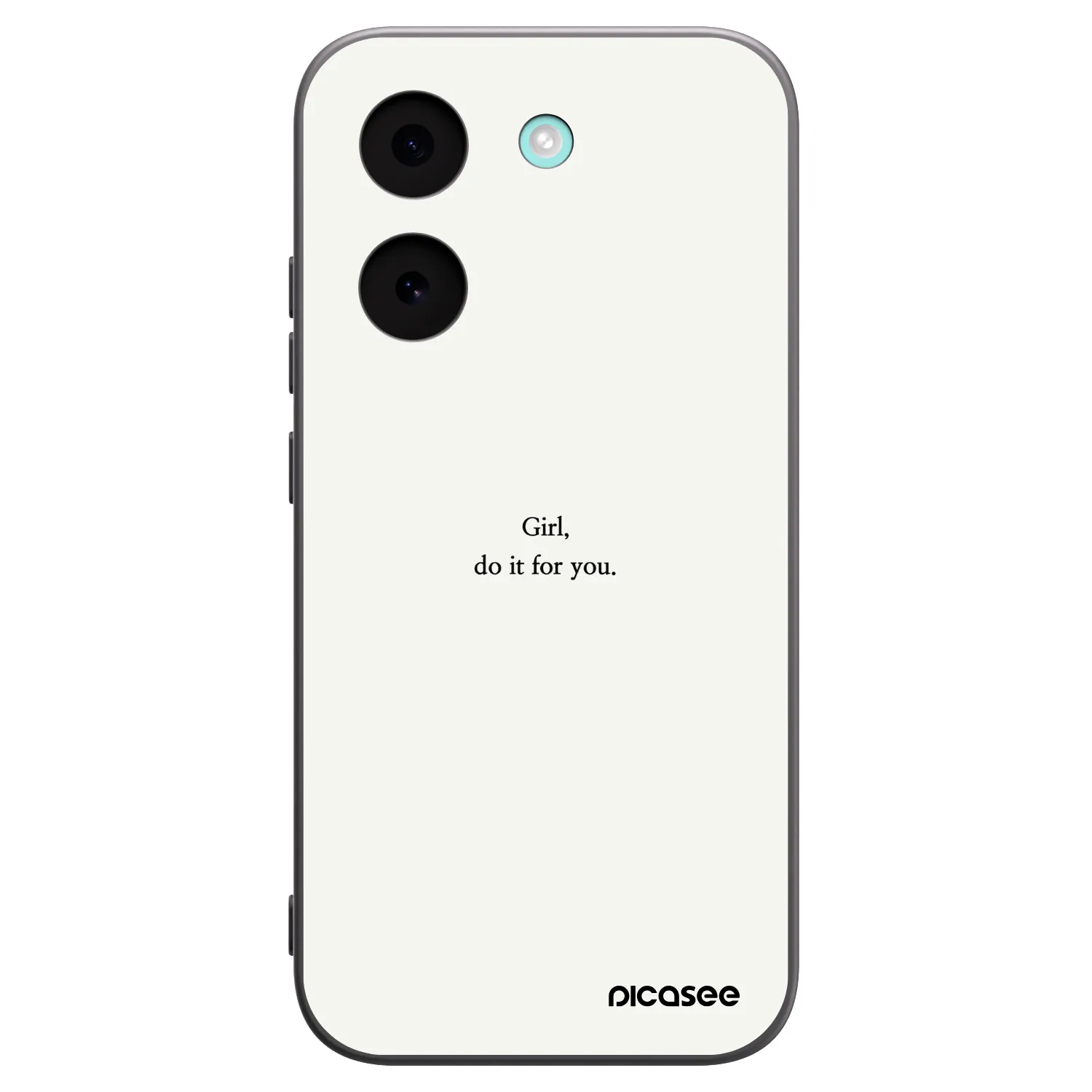 Picasee fekete szilikon tok az alábbi mobiltelefonokra Xiaomi Poco X8 Pro - Girl, do it for you