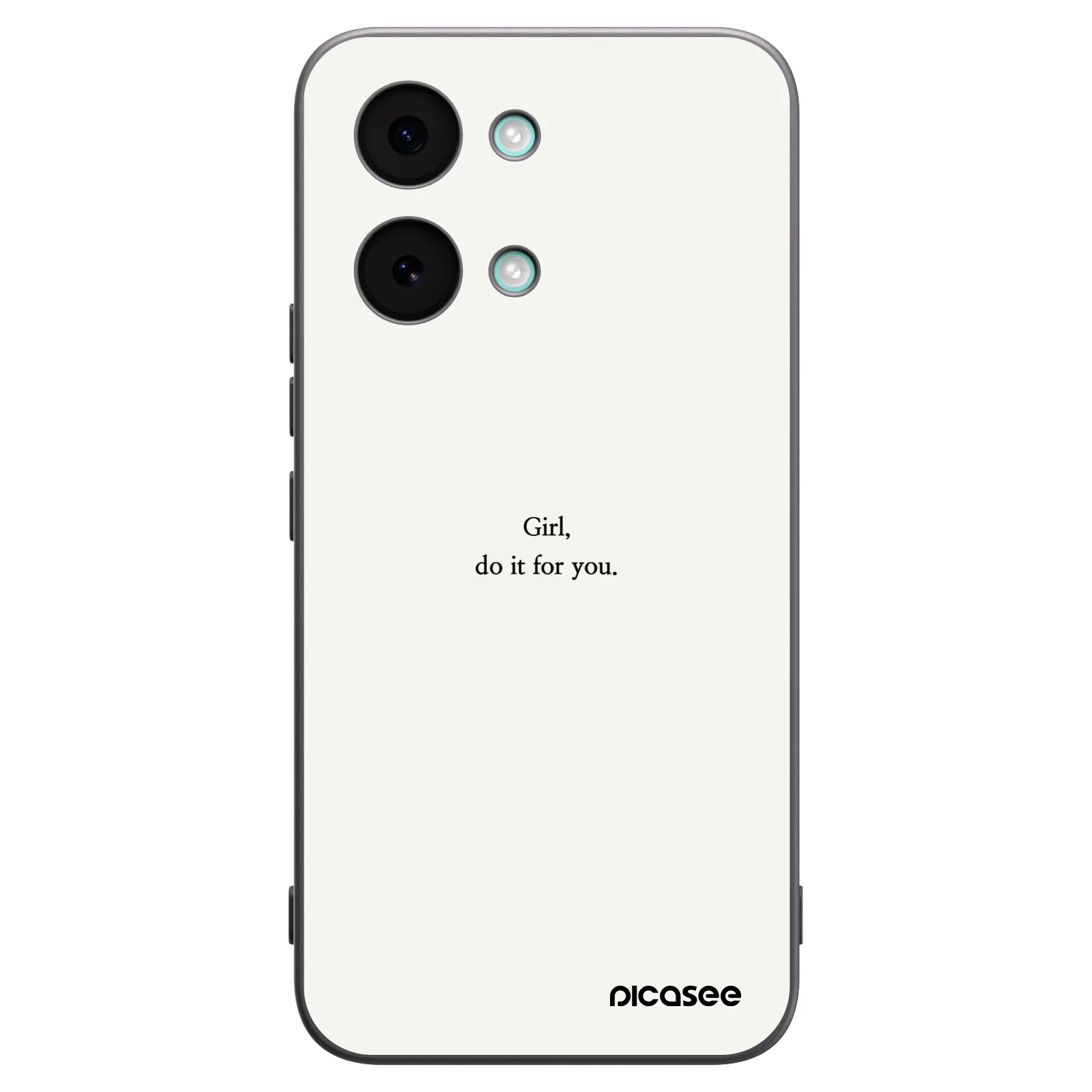 Picasee fekete szilikon tok az alábbi mobiltelefonokra Xiaomi Poco X8 Pro Max - Girl, do it for you