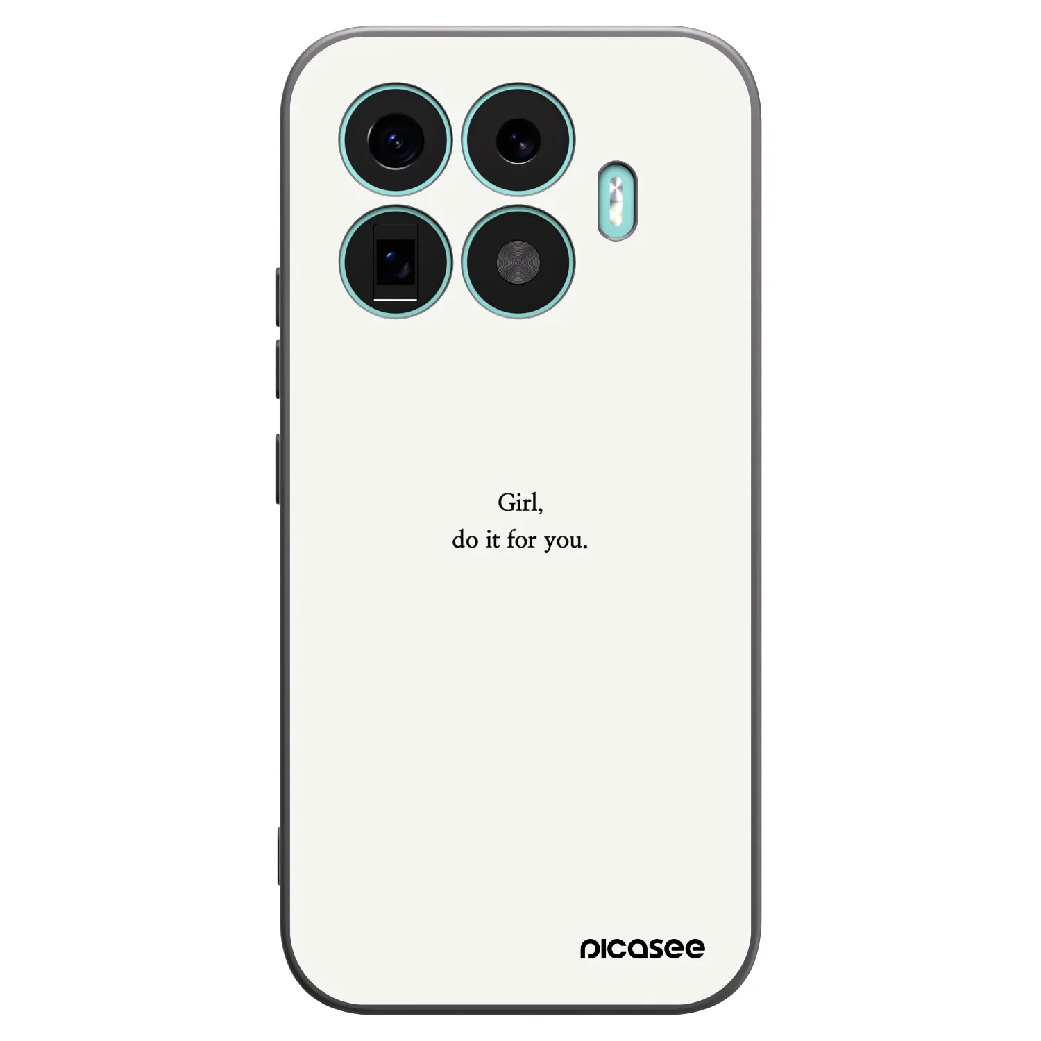 Picasee fekete szilikon tok az alábbi mobiltelefonokra Xiaomi 17T - Girl, do it for you