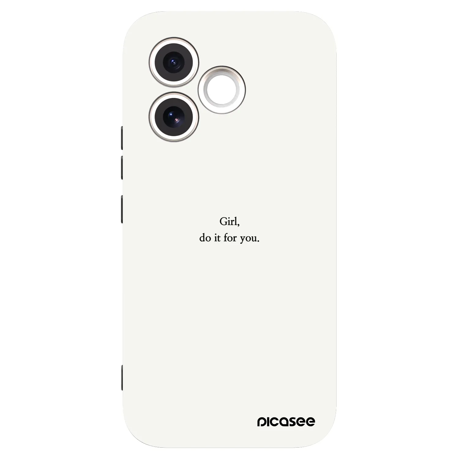 Picasee fekete szilikon tok az alábbi mobiltelefonokra Honor 600 Lite - Girl, do it for you