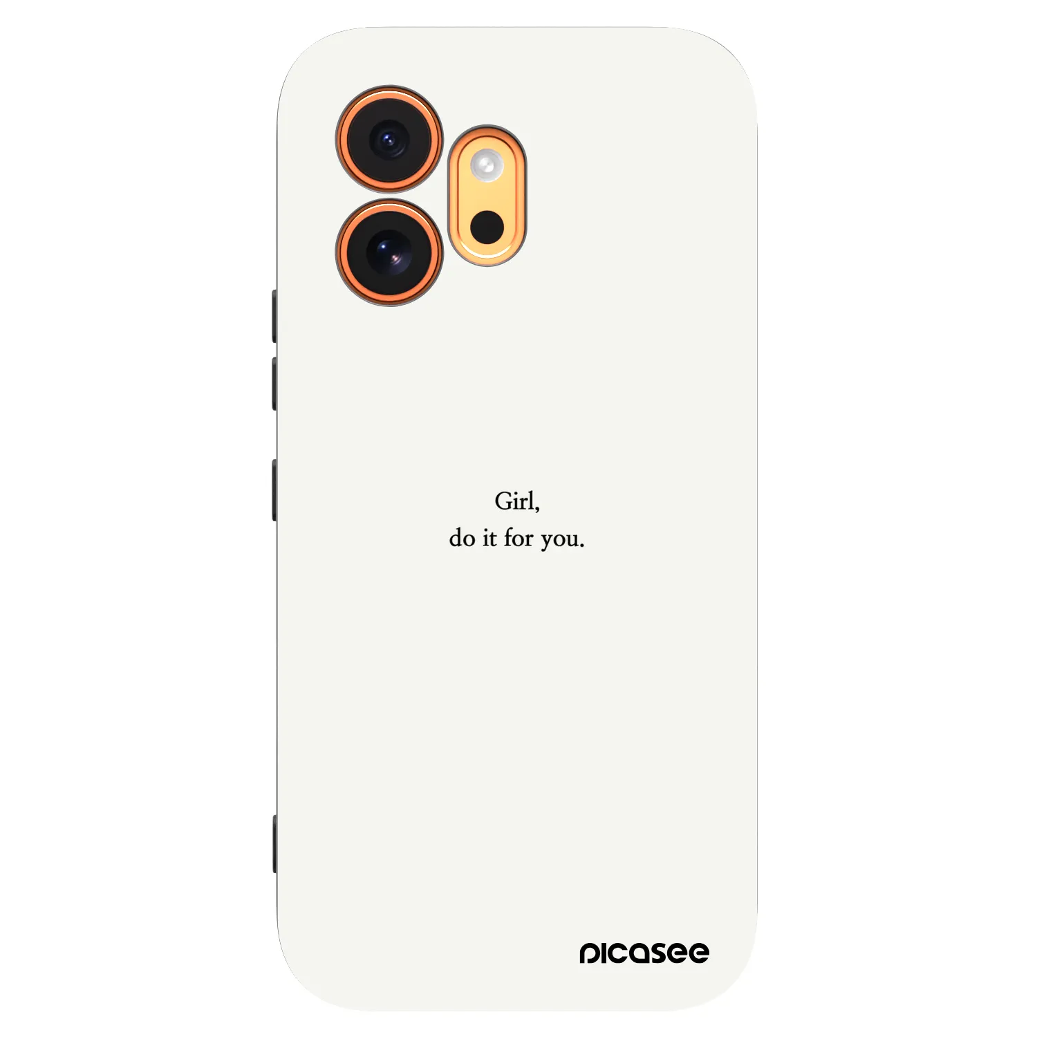 Picasee fekete szilikon tok az alábbi mobiltelefonokra Honor 600 - Girl, do it for you