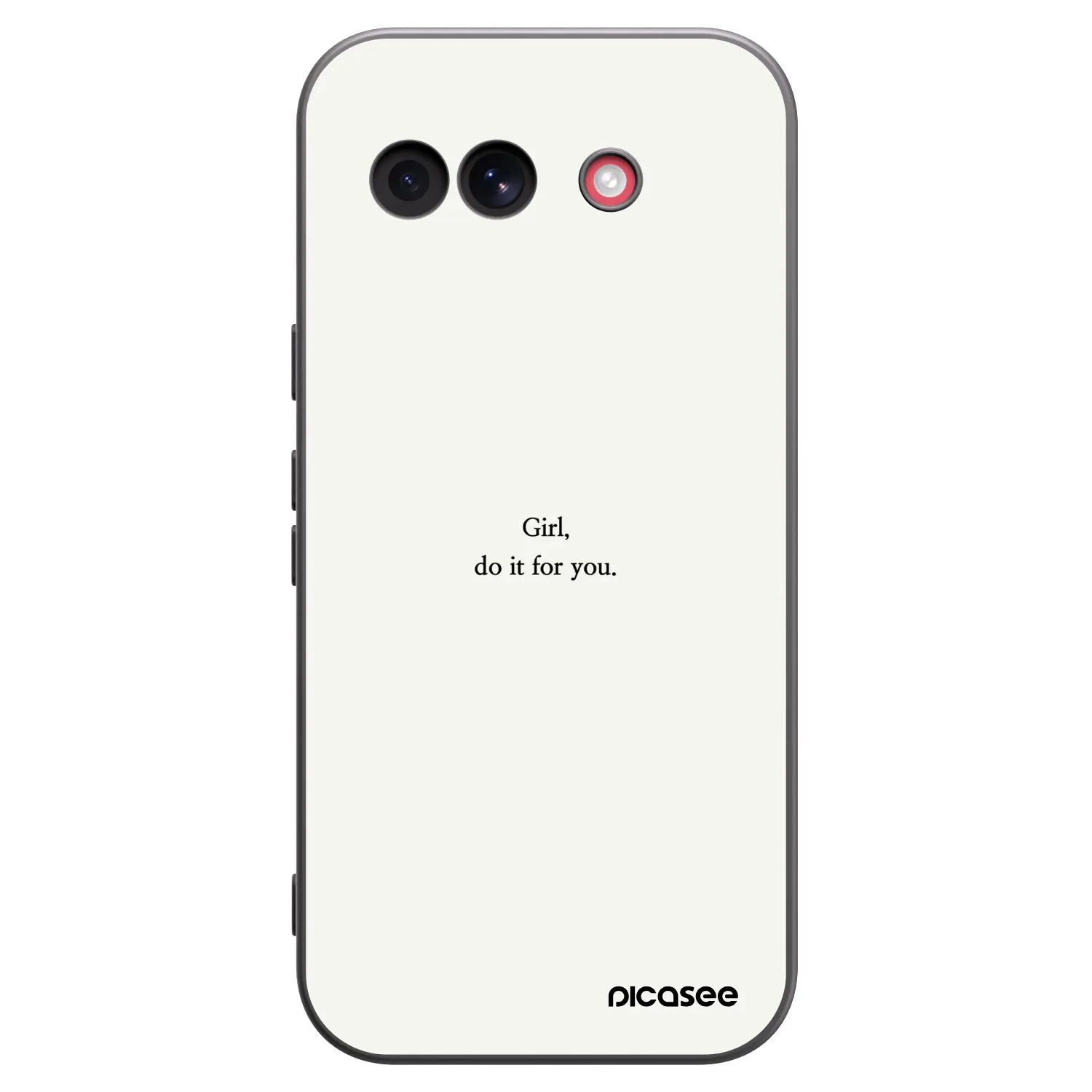 Picasee fekete szilikon tok az alábbi mobiltelefonokra Google Pixel 10a - Girl, do it for you