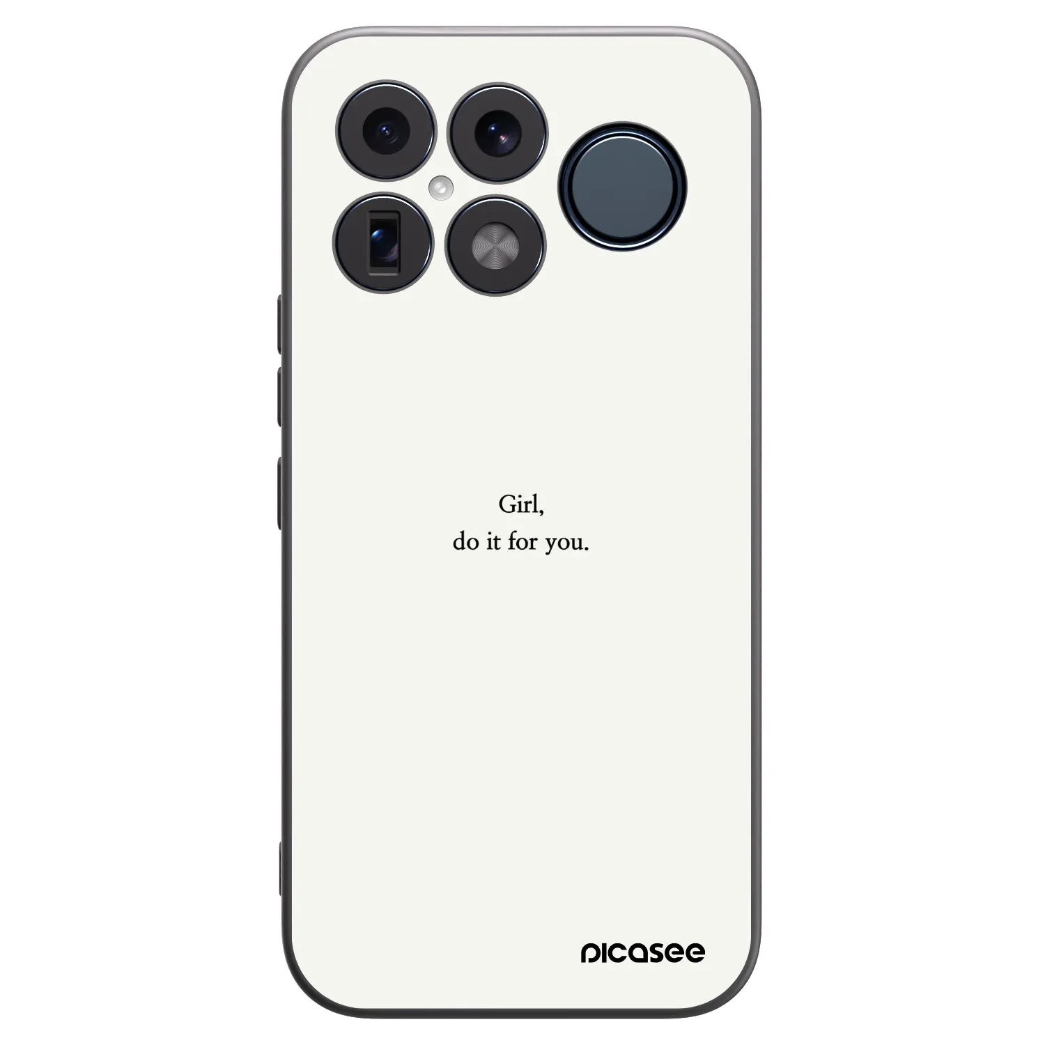 Picasee fekete szilikon tok az alábbi mobiltelefonokra Xiaomi Poco F8 Ultra - Girl, do it for you