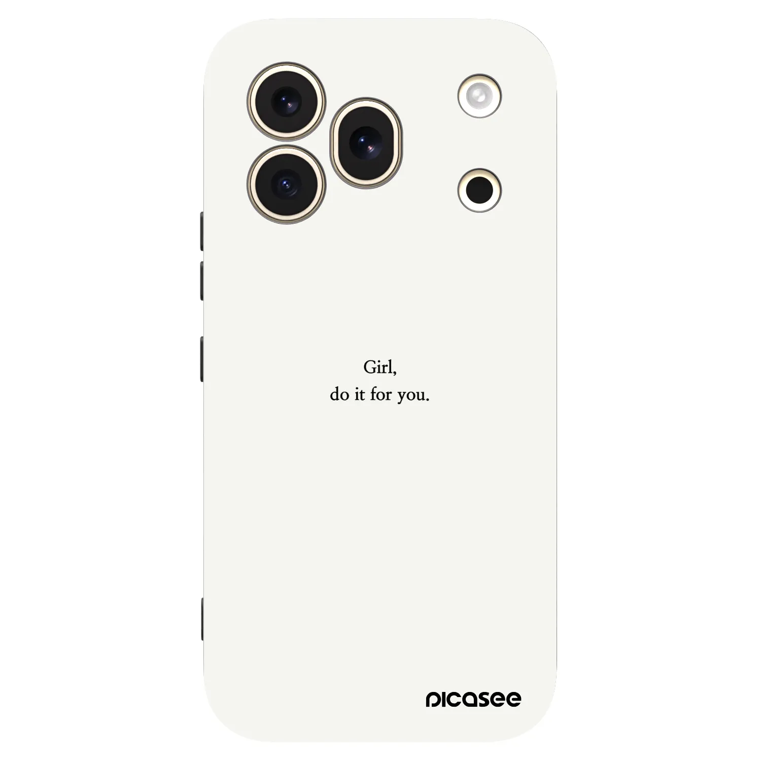 Picasee fekete szilikon tok az alábbi mobiltelefonokra Honor 600 Pro - Girl, do it for you