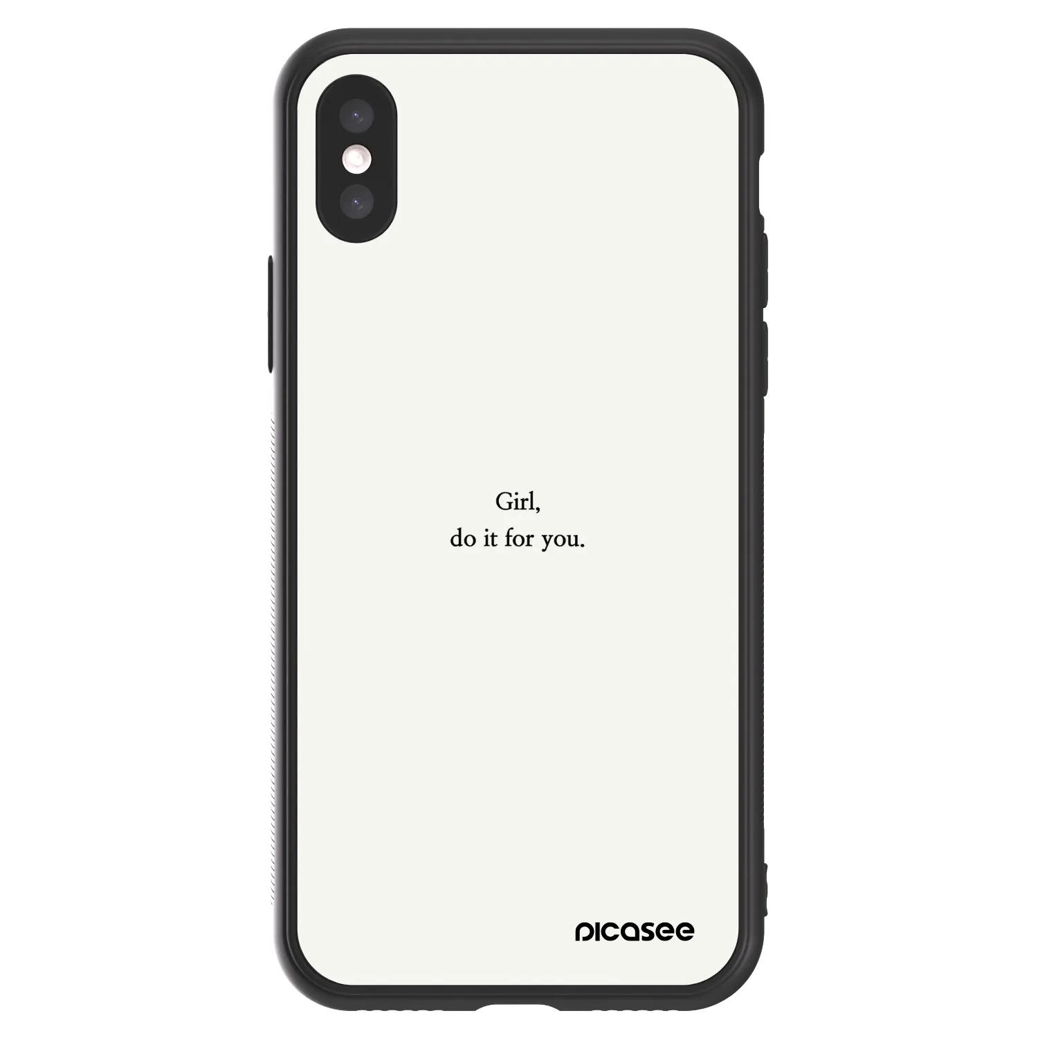 Picasee ULTIMATE CASE Apple iPhone X/XS - készülékre - Girl, do it for you