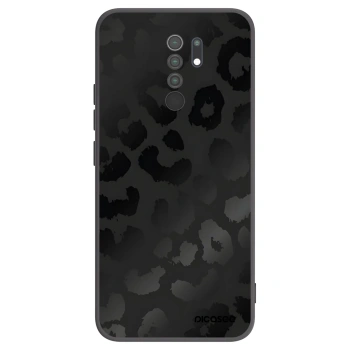 Picasee fekete szilikon tok az alábbi mobiltelefonokra Xiaomi Redmi 9 - Midnight Leopard