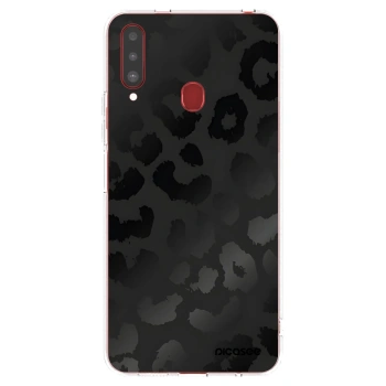 Picasee átlátszó szilikon tok az alábbi mobiltelefonokra Samsung Galaxy A20s - Midnight Leopard