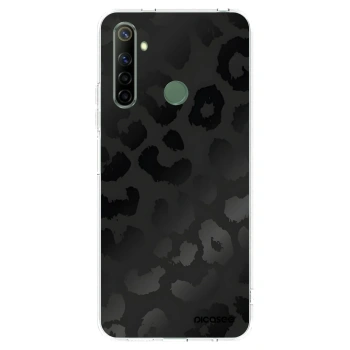 Picasee átlátszó szilikon tok az alábbi mobiltelefonokra Realme 6i - Midnight Leopard