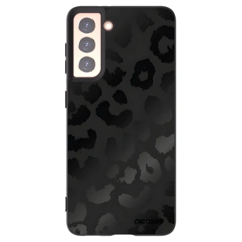Picasee fekete szilikon tok az alábbi mobiltelefonokra Samsung Galaxy S21 5G G991B - Midnight Leopard