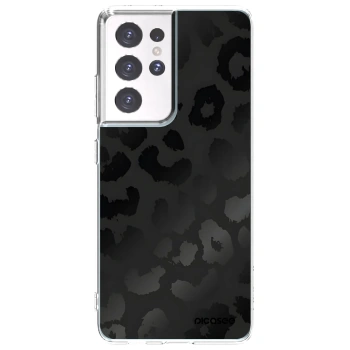 Picasee átlátszó szilikon tok az alábbi mobiltelefonokra Samsung Galaxy S21 Ultra 5G G998B - Midnight Leopard