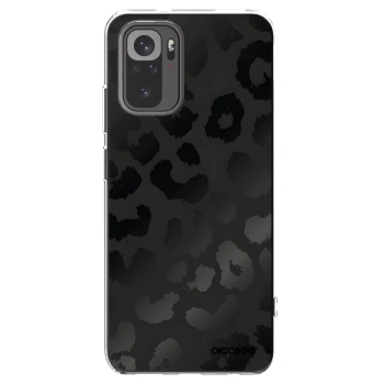 Picasee átlátszó szilikon tok az alábbi mobiltelefonokra Xiaomi Redmi Note 10 - Midnight Leopard