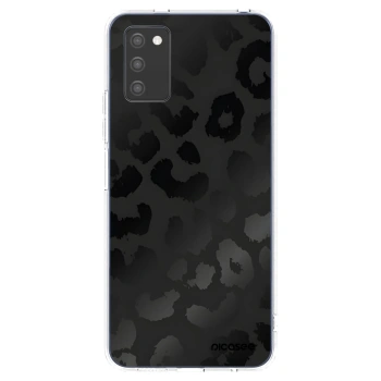 Picasee átlátszó szilikon tok az alábbi mobiltelefonokra Samsung Galaxy A02s A025G - Midnight Leopard