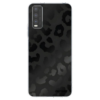 Picasee átlátszó szilikon tok az alábbi mobiltelefonokra Vivo Y20s - Midnight Leopard