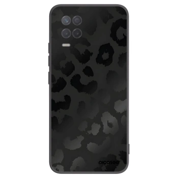 Picasee fekete szilikon tok az alábbi mobiltelefonokra Realme 8 5G - Midnight Leopard