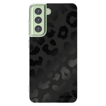 Picasee átlátszó szilikon tok az alábbi mobiltelefonokra Samsung Galaxy S21 FE 5G - Midnight Leopard