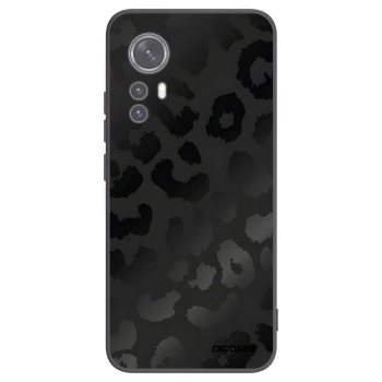 Picasee fekete szilikon tok az alábbi mobiltelefonokra Xiaomi 12 - Midnight Leopard