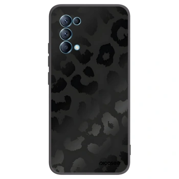 Picasee fekete szilikon tok az alábbi mobiltelefonokra OPPO Reno 5 5G - Midnight Leopard