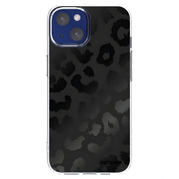 Picasee átlátszó szilikon tok az alábbi mobiltelefonokra Apple iPhone 14 - Midnight Leopard