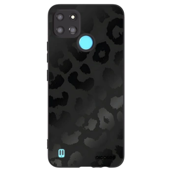 Picasee fekete szilikon tok az alábbi mobiltelefonokra Realme C21Y - Midnight Leopard