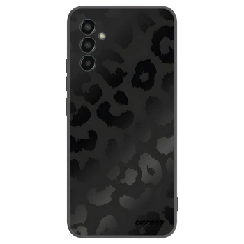 Picasee fekete szilikon tok az alábbi mobiltelefonokra Samsung Galaxy M13 M135F - Midnight Leopard