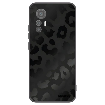 Picasee fekete szilikon tok az alábbi mobiltelefonokra Xiaomi 12 Lite - Midnight Leopard