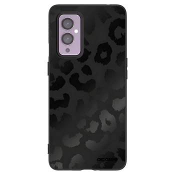 Picasee fekete szilikon tok az alábbi mobiltelefonokra OnePlus 9 - Midnight Leopard