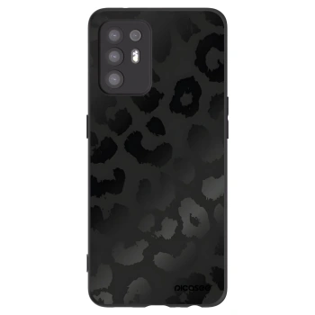 Picasee fekete szilikon tok az alábbi mobiltelefonokra OPPO A94 5G - Midnight Leopard