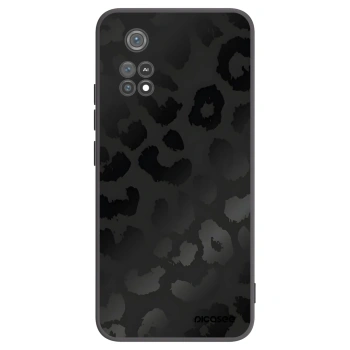 Picasee fekete szilikon tok az alábbi mobiltelefonokra Xiaomi Poco M4 Pro - Midnight Leopard