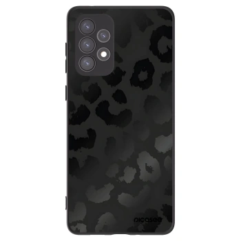 Picasee fekete szilikon tok az alábbi mobiltelefonokra Samsung Galaxy A73 5G - Midnight Leopard