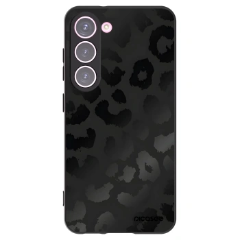 Picasee fekete szilikon tok az alábbi mobiltelefonokra Samsung Galaxy S23 5G - Midnight Leopard