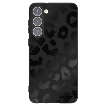 Picasee fekete szilikon tok az alábbi mobiltelefonokra Samsung Galaxy S23+ 5G - Midnight Leopard