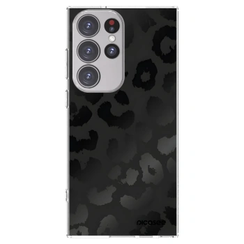 Picasee átlátszó szilikon tok az alábbi mobiltelefonokra Samsung Galaxy S23 Ultra 5G - Midnight Leopard