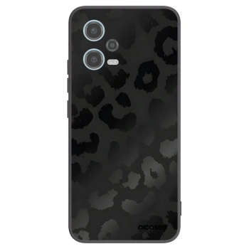 Picasee fekete szilikon tok az alábbi mobiltelefonokra Xiaomi Redmi Note 12 5G - Midnight Leopard