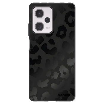 Picasee fekete szilikon tok az alábbi mobiltelefonokra Xiaomi Redmi Note 12 Pro+ 5G - Midnight Leopard