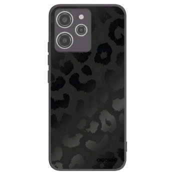 Picasee fekete szilikon tok az alábbi mobiltelefonokra Xiaomi Redmi 12 4G - Midnight Leopard