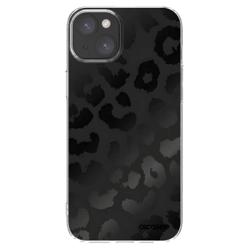 Picasee átlátszó szilikon tok az alábbi mobiltelefonokra Apple iPhone 15 Plus - Midnight Leopard