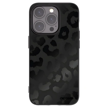 Picasee fekete szilikon tok az alábbi mobiltelefonokra Apple iPhone 15 Pro - Midnight Leopard