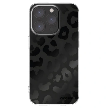 Picasee átlátszó szilikon tok az alábbi mobiltelefonokra Apple iPhone 15 Pro - Midnight Leopard